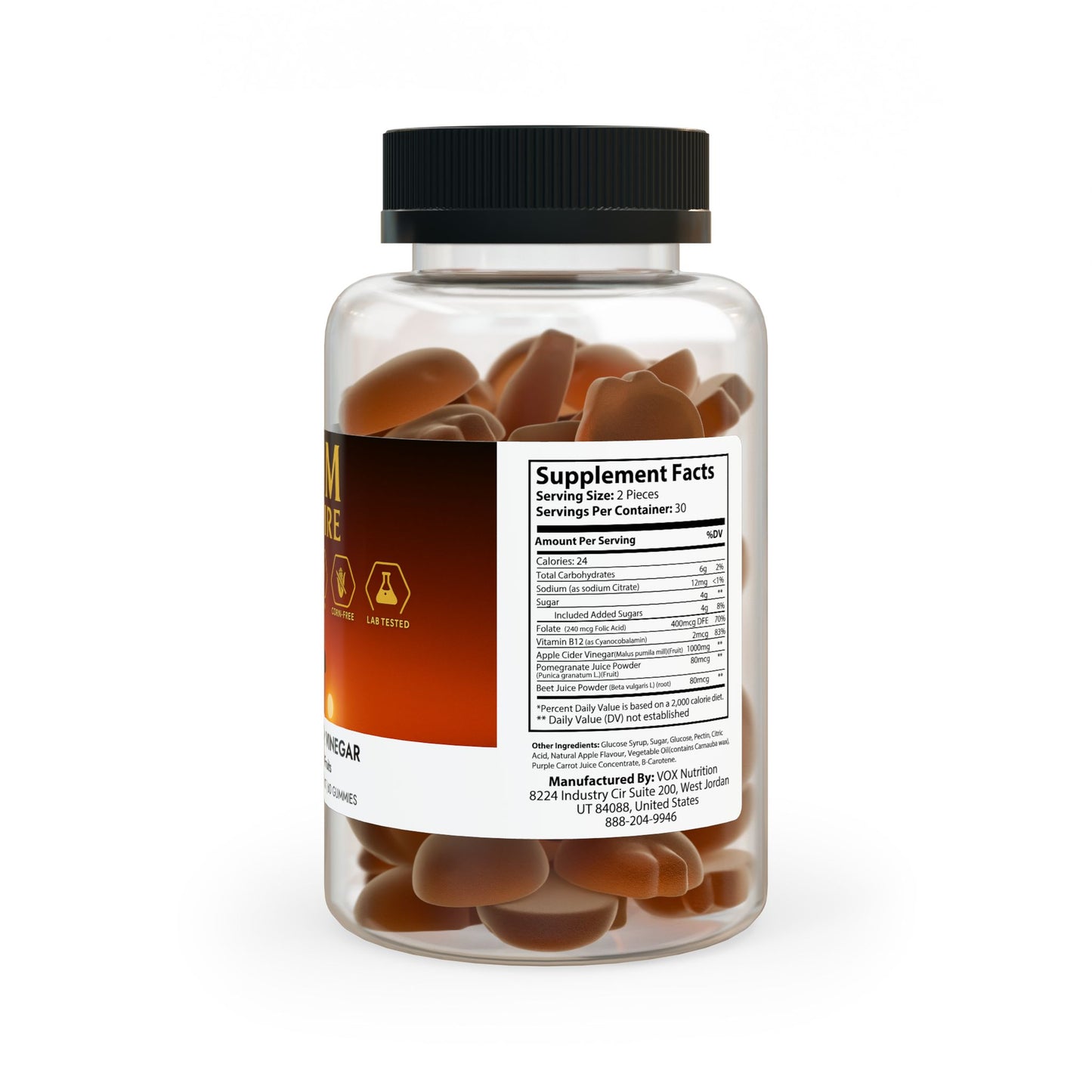3AM Empire Apple Cider Vinegar Gummies (60 Gummies)