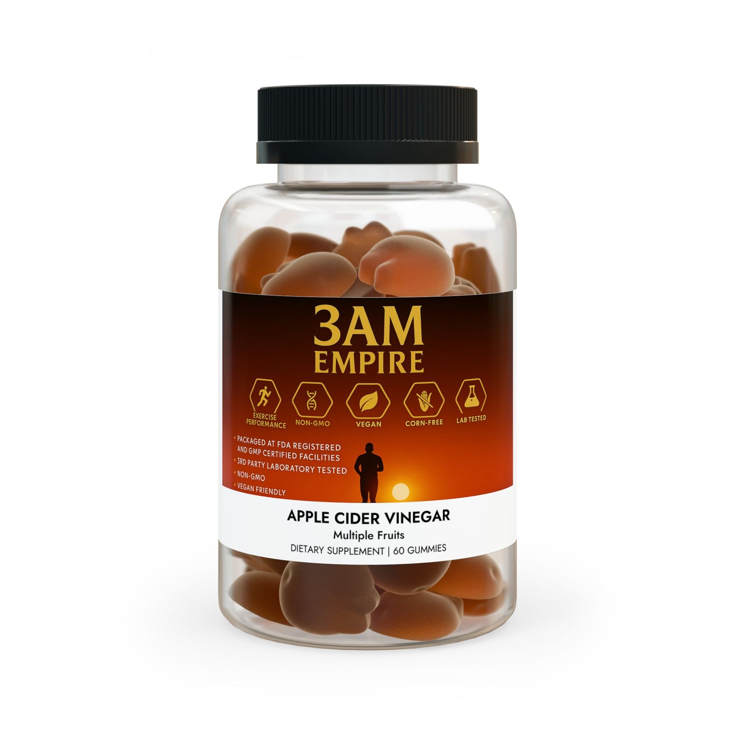 3AM Empire Apple Cider Vinegar Gummies (60 Gummies)